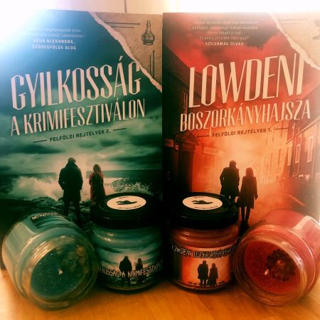  Felfldi rejtlyek knyvcsomag illatgyertyval
